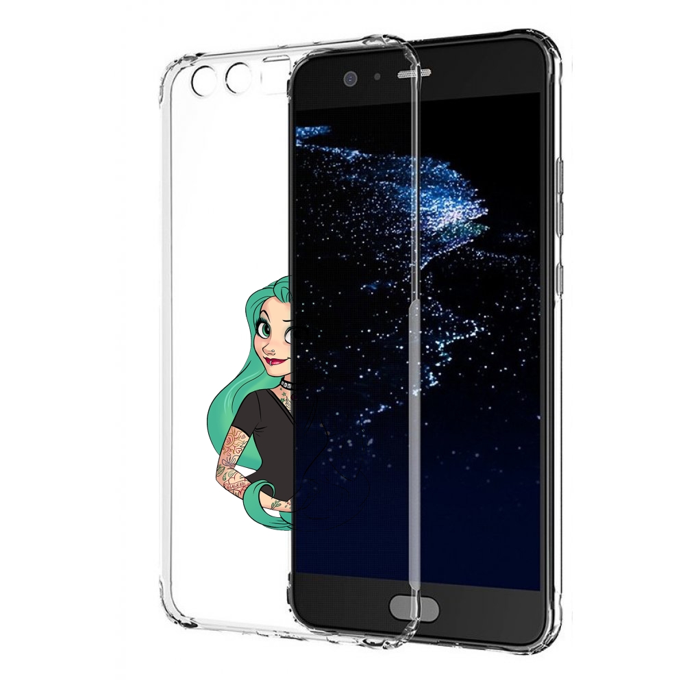 

Чехол бампер MyPads рапунцель-в-тату женский для Huawei P10 Plus, Прозрачный, Tocco