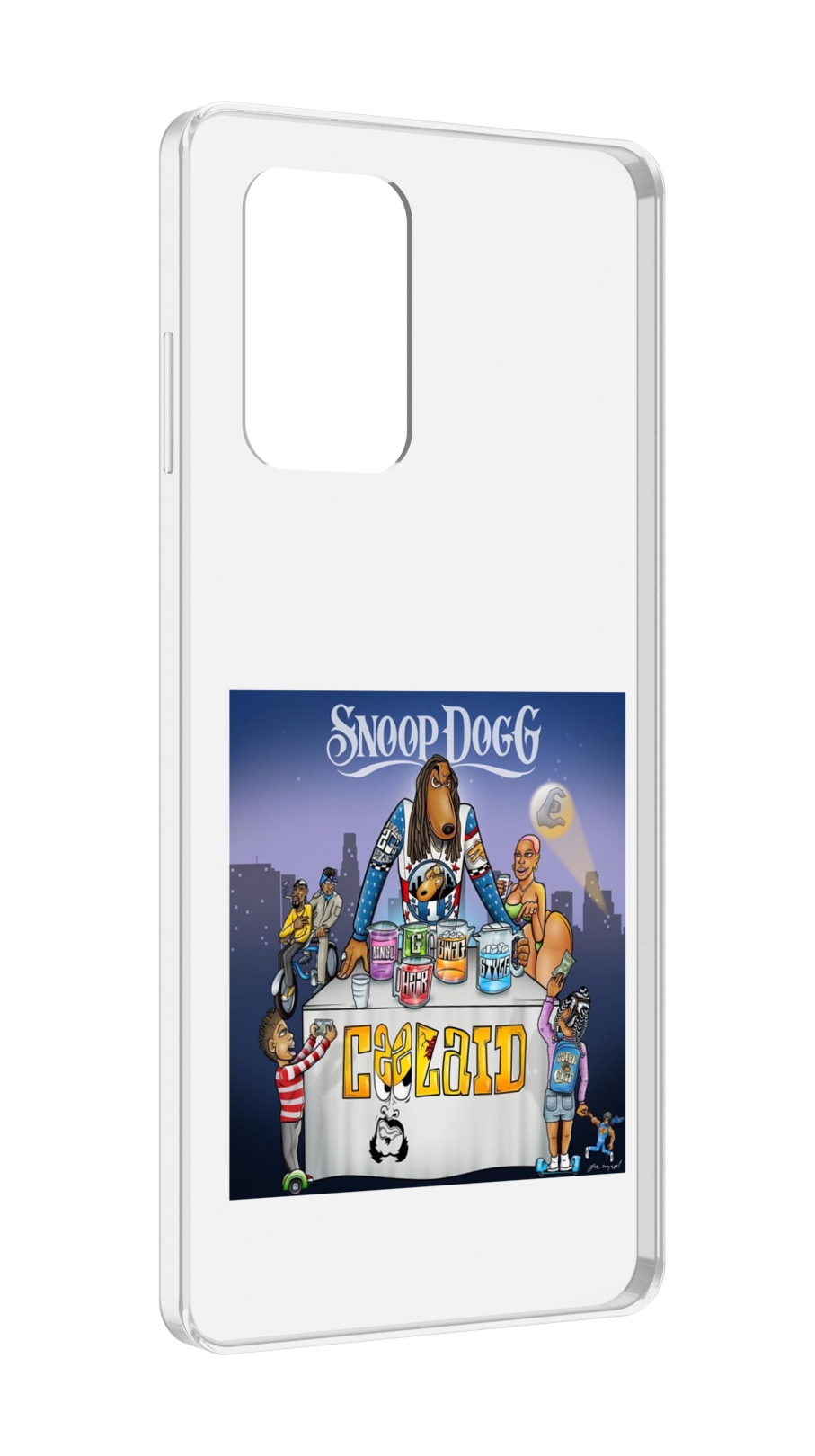 

Чехол MyPads Snoop Dogg COOLAID для ZTE Blade A72 / ZTE Blade V40 Vita, Прозрачный, Tocco