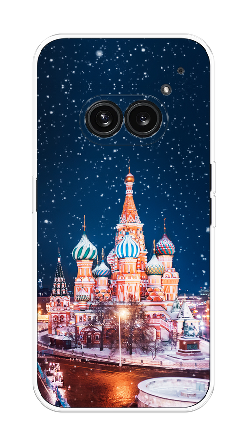 

Чехол на Nothing Phone 2a "Москва 1", Коричневый;синий;белый, 3300350-1