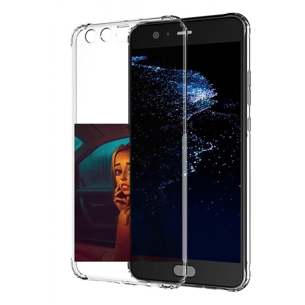 

Чехол бампер MyPads пуп-невесты женский для Huawei P10 Plus прот, Прозрачный, Tocco