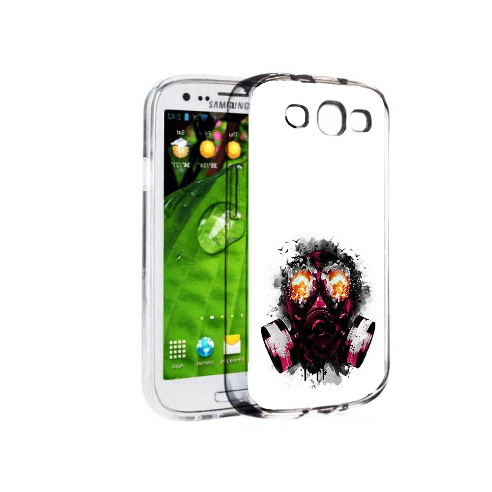 

Чехол MyPads Tocco для Samsung Galaxy S3 красный противогаз (PT123108.507.412), Прозрачный, Tocco