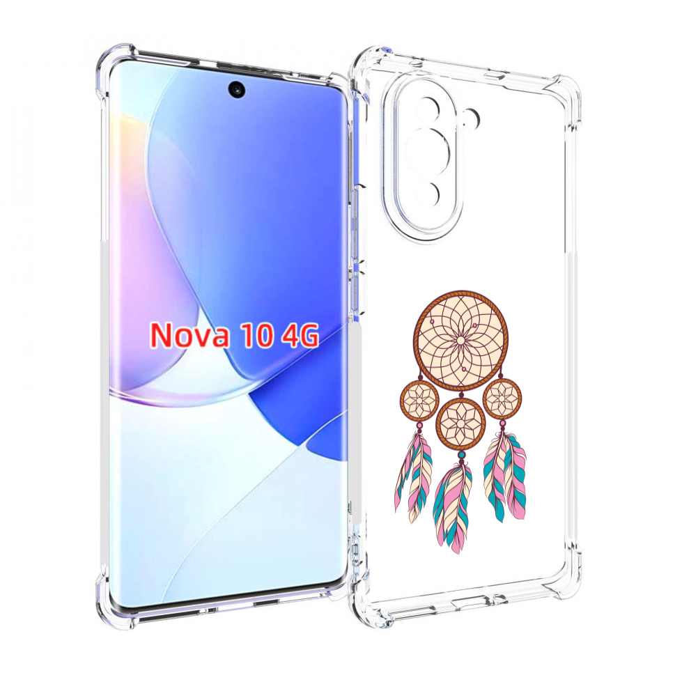 

Чехол MyPads ловец снов бежевый для Huawei Nova 10, Прозрачный, Tocco