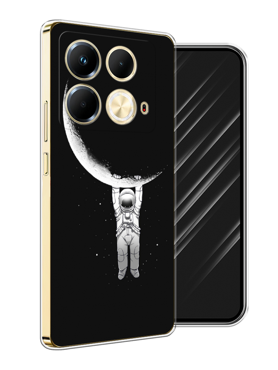 

Чехол Awog на Infinix Note 40 "Космонавт", Белый;черный, 3105850-1