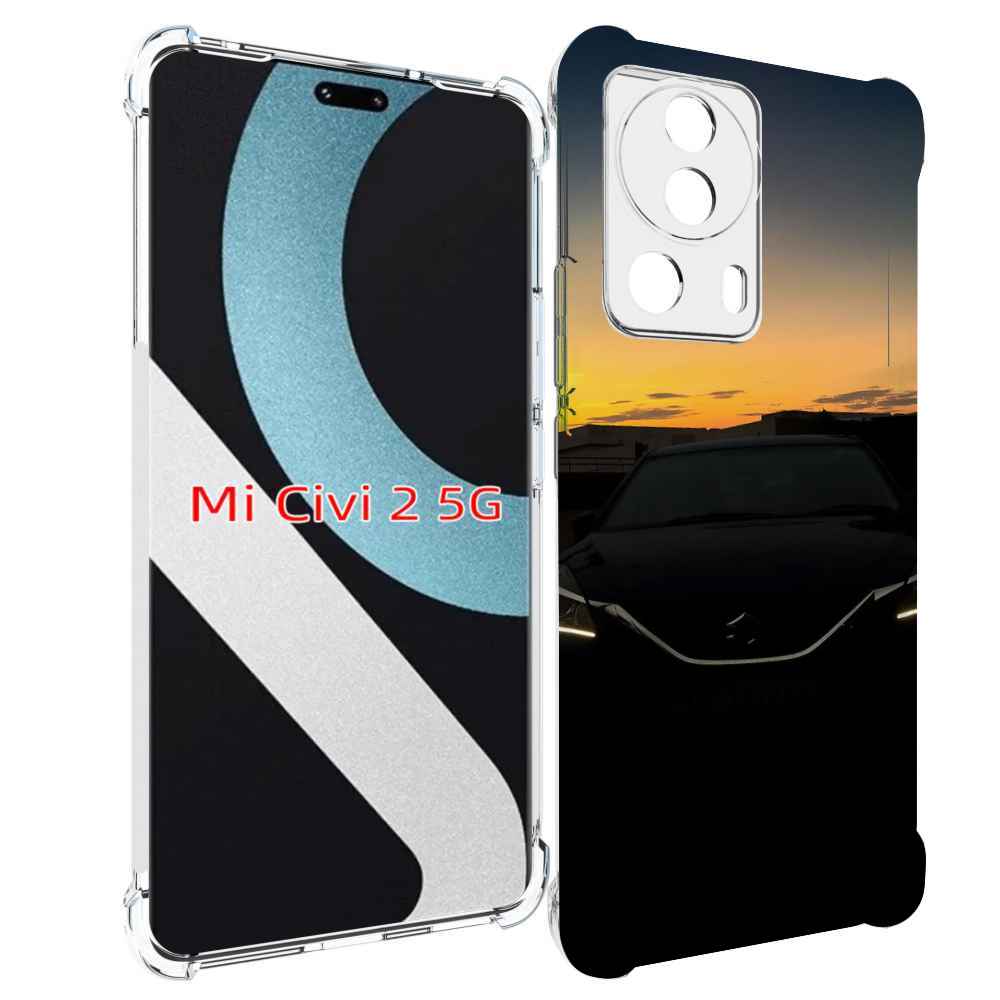 

Чехол MyPads suzuki 2 сузуки мужской для Xiaomi Civi 2, Прозрачный, Tocco