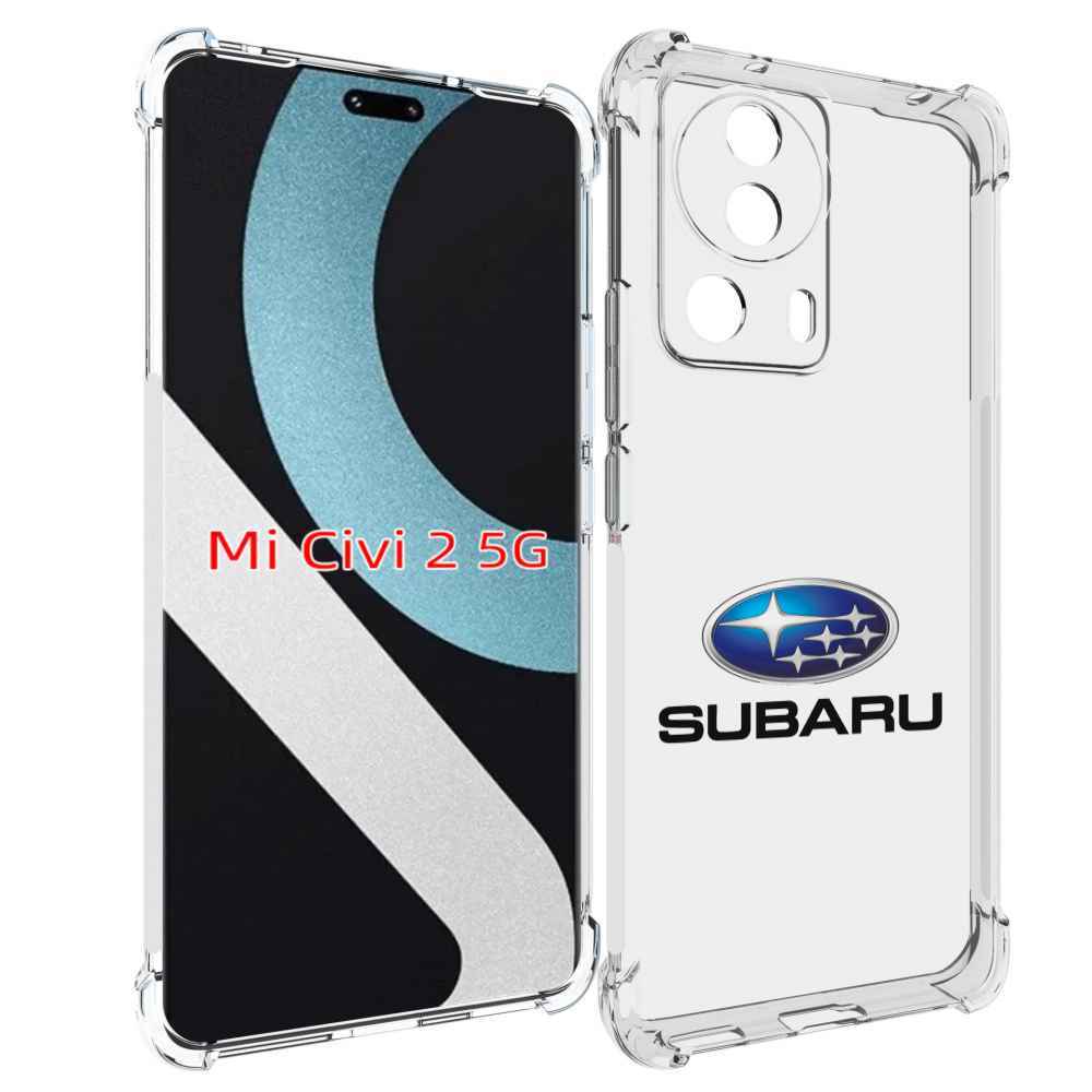 

Чехол MyPads subaru-4 мужской для Xiaomi Civi 2, Прозрачный, Tocco