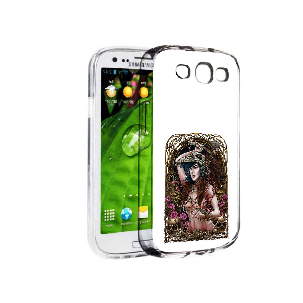 

Чехол MyPads Tocco для Samsung Galaxy S3 красивая девушка рисунок (PT123108.507.407), Прозрачный, Tocco
