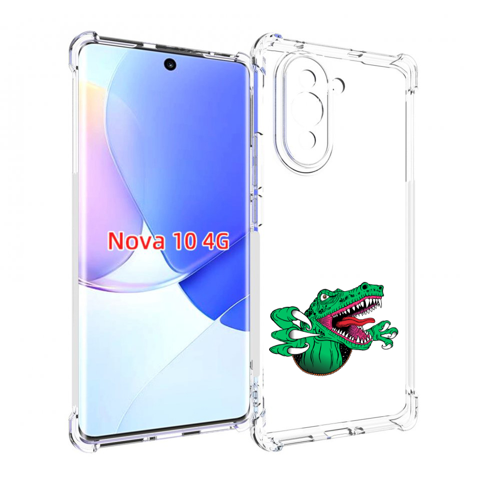 Чехол MyPads крокодил для Huawei Nova 10