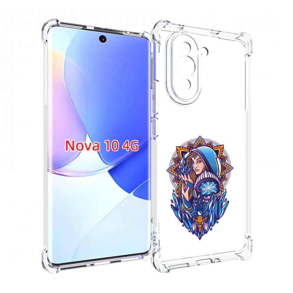 

Чехол MyPads кристал мейден дота 2 для Huawei Nova 10, Прозрачный, Tocco