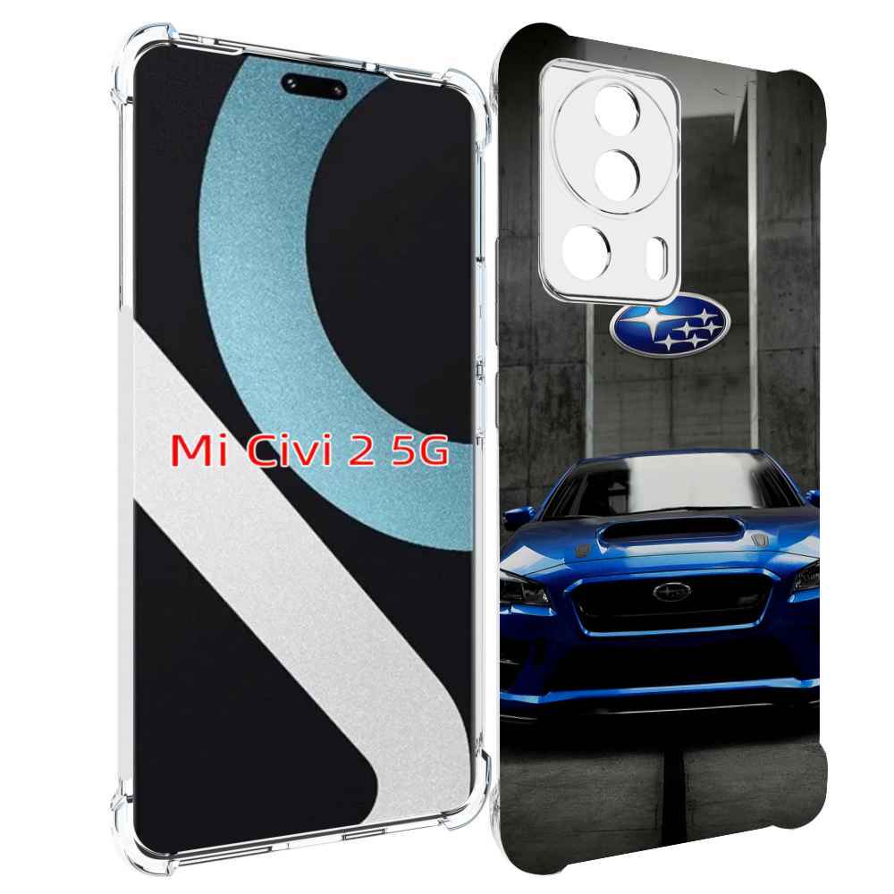 

Чехол MyPads subaru субару 1 мужской для Xiaomi Civi 2, Прозрачный, Tocco