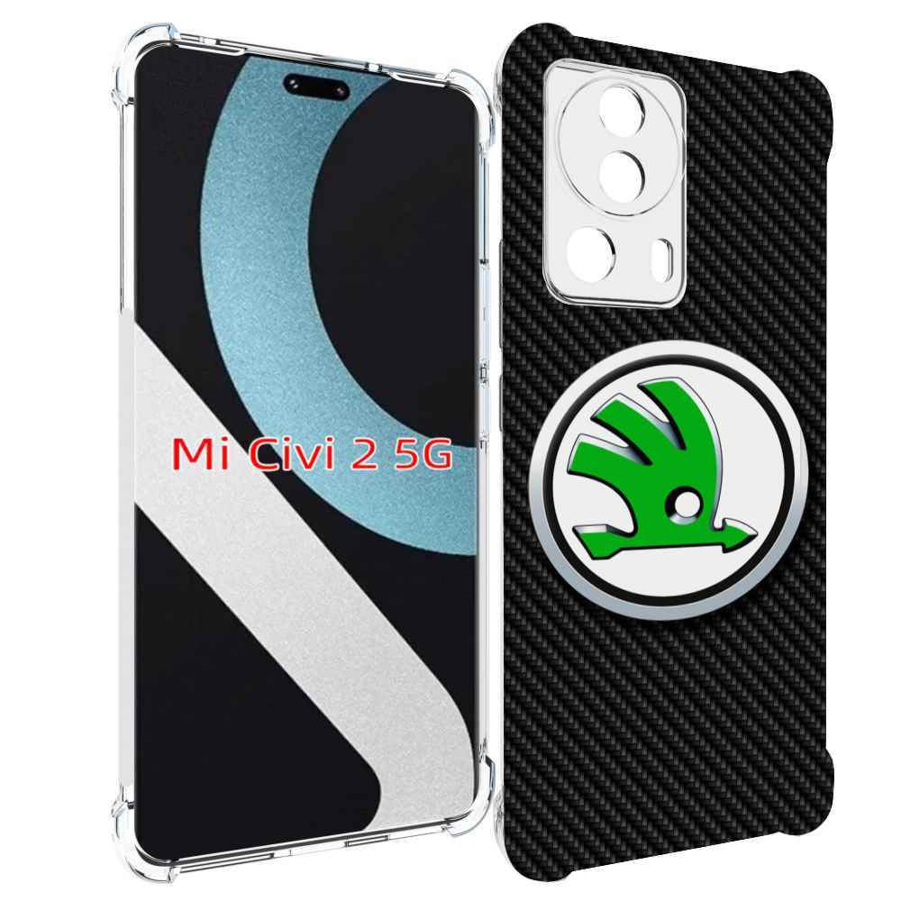 

Чехол MyPads skoda шкода 2 для Xiaomi Civi 2, Прозрачный, Tocco