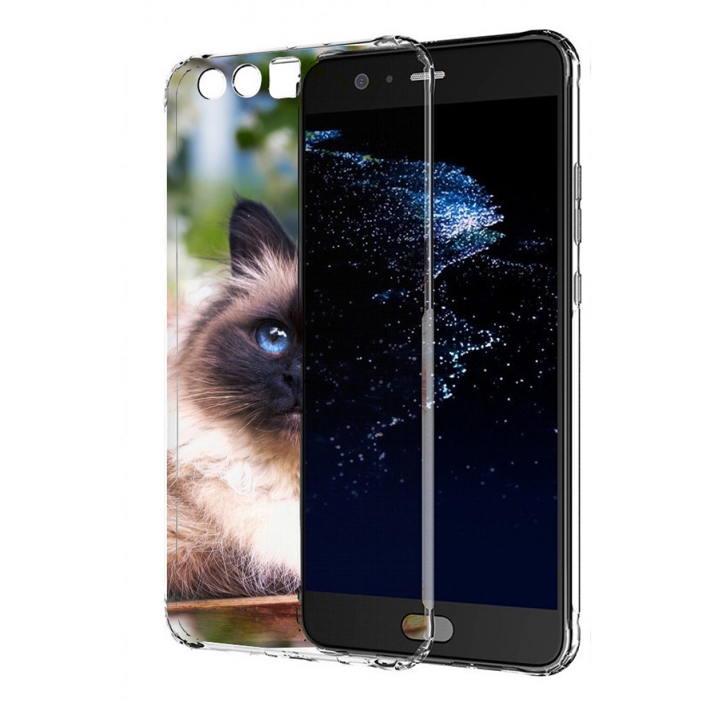 Чехол бампер MyPads порода кошка Бирман для Huawei P10 Plus прот