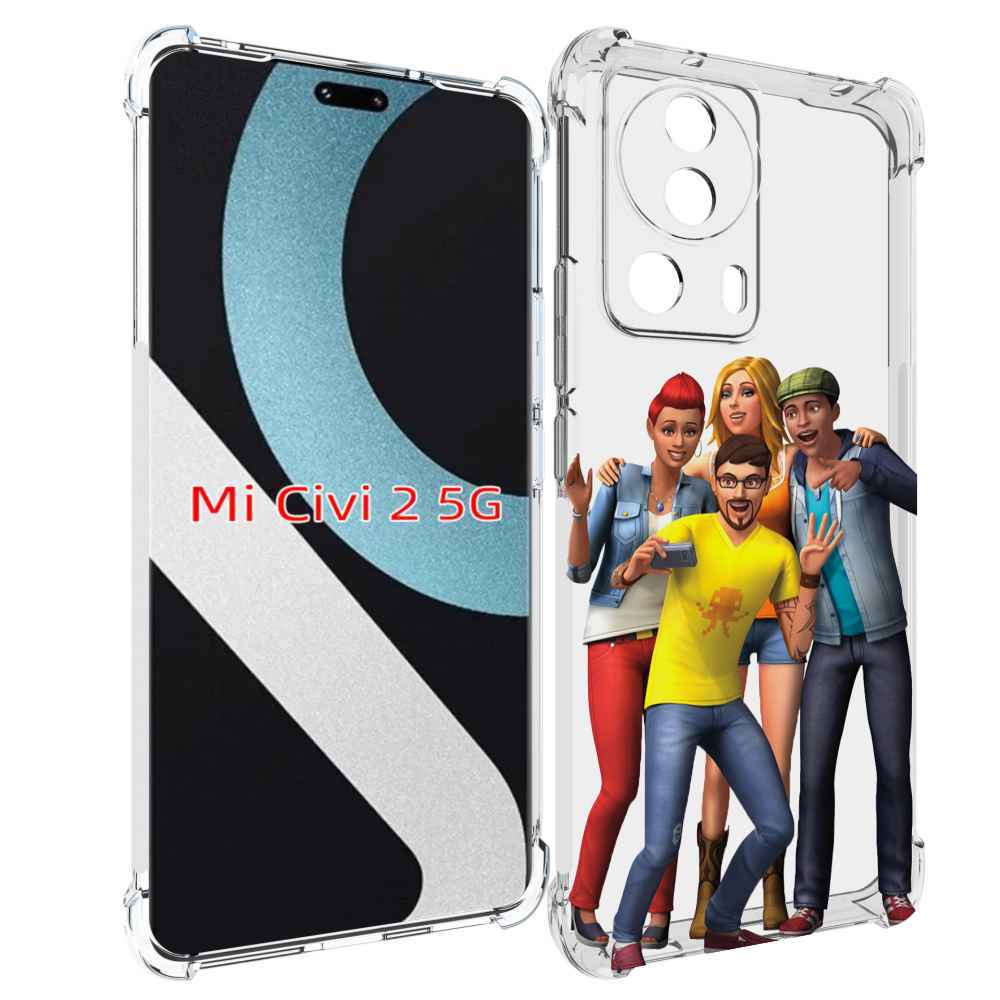 

Чехол MyPads sims для Xiaomi Civi 2, Прозрачный, Tocco