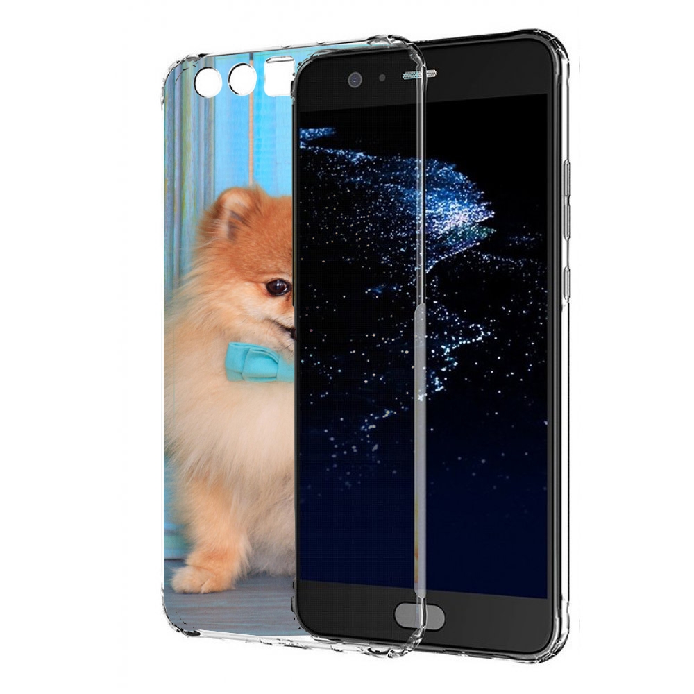 

Чехол бампер MyPads померанскии шпиц для Huawei P10 Plus против, Прозрачный, Tocco