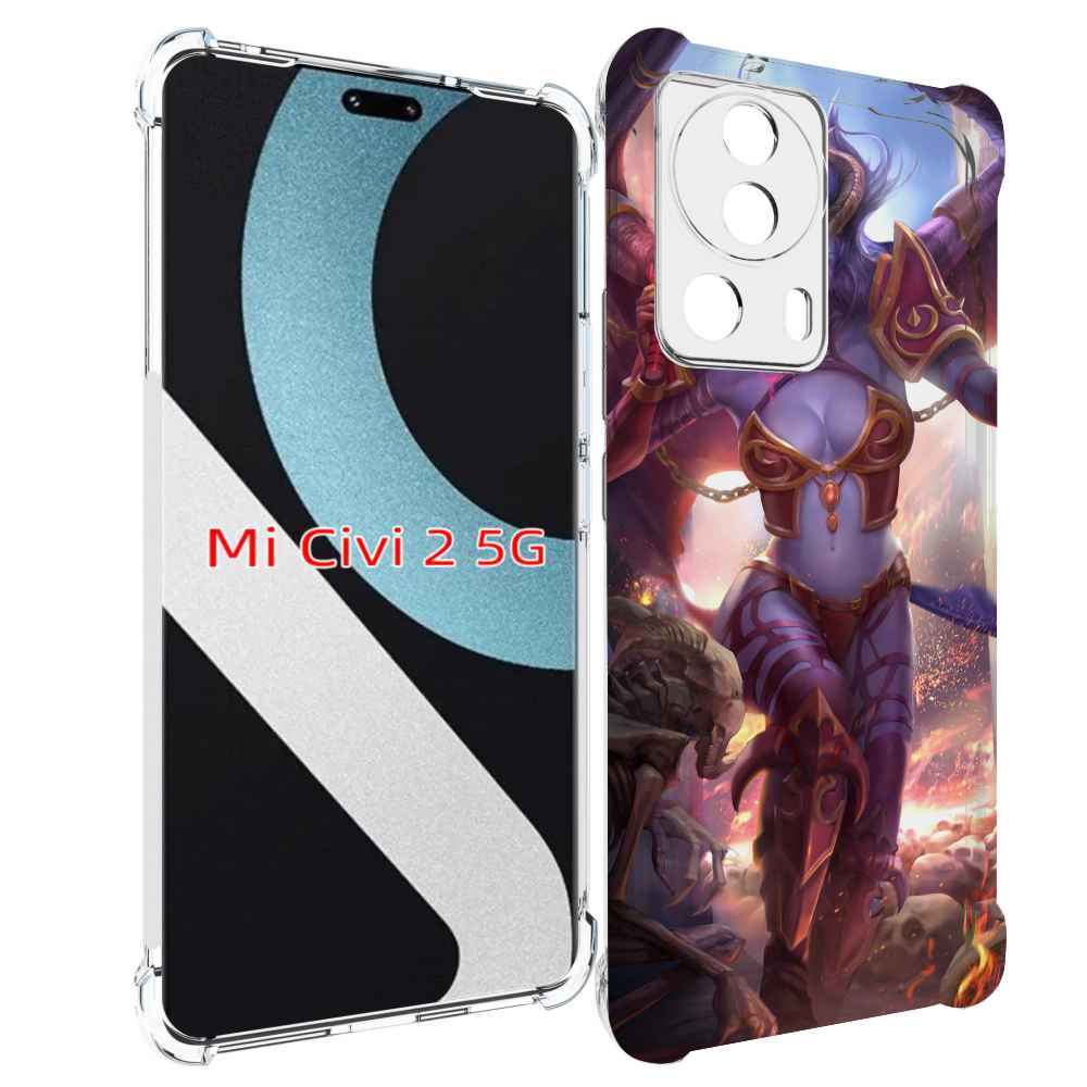 

Чехол MyPads queen of pain dota 2 для Xiaomi Civi 2, Прозрачный, Tocco