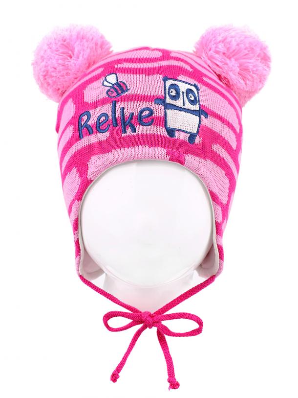 фото Шапка для девочки reike safari friends pink, rknss19-sff-yn-4 pink, р.46