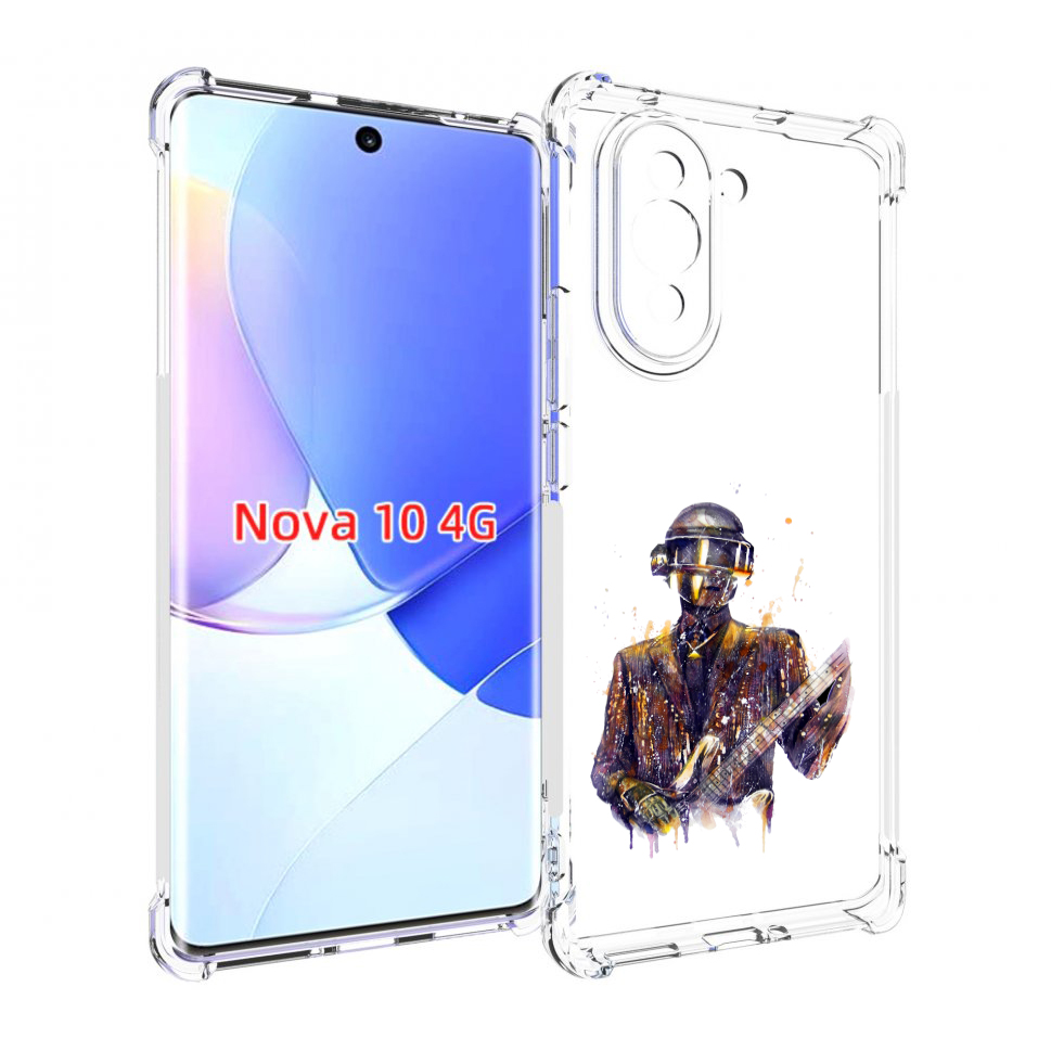 

Чехол MyPads космо-гитарист для Huawei Nova 10, Прозрачный, Tocco