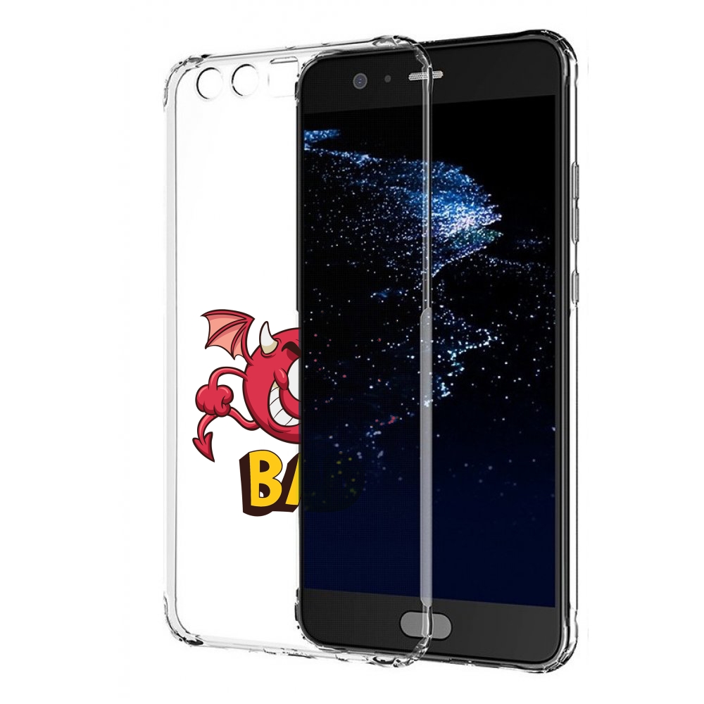 

Чехол бампер MyPads плохой для Huawei P10 Plus противоударный, Прозрачный, Tocco