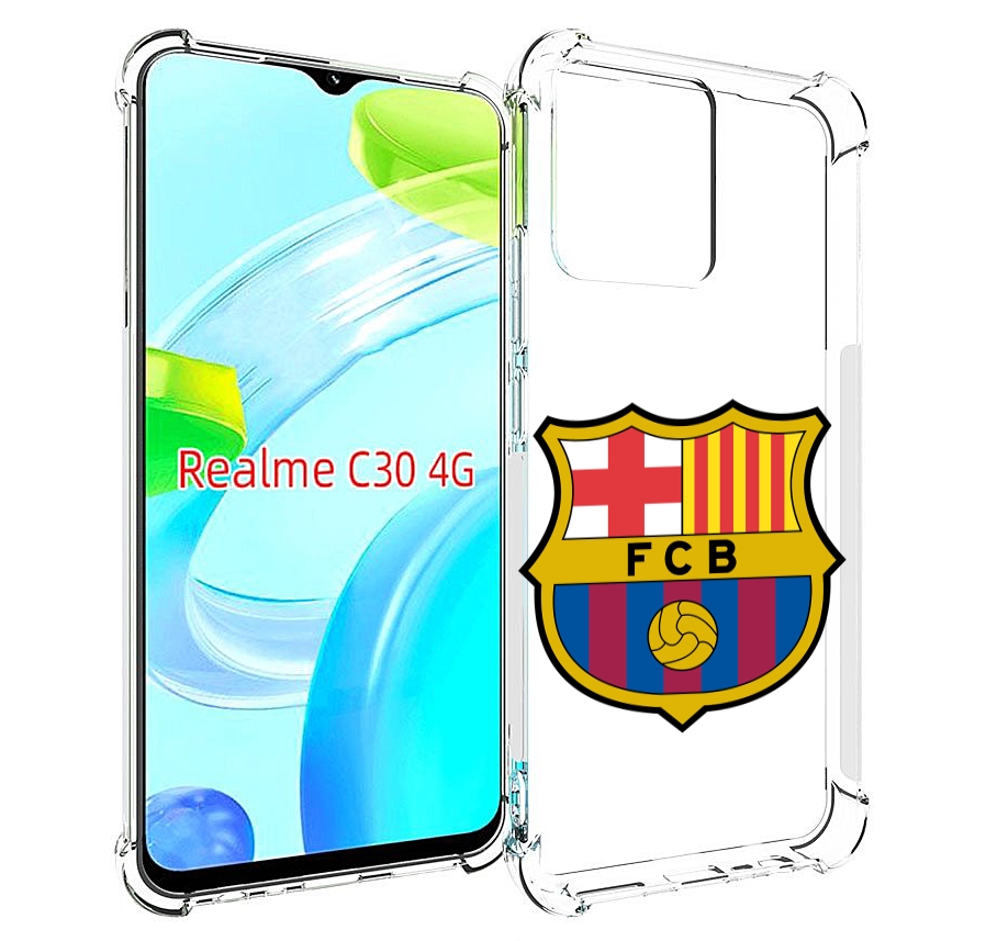 

Чехол MyPads ФК FCB Барселона для Realme C30 4G / Narzo 50i Prime, Прозрачный, Tocco
