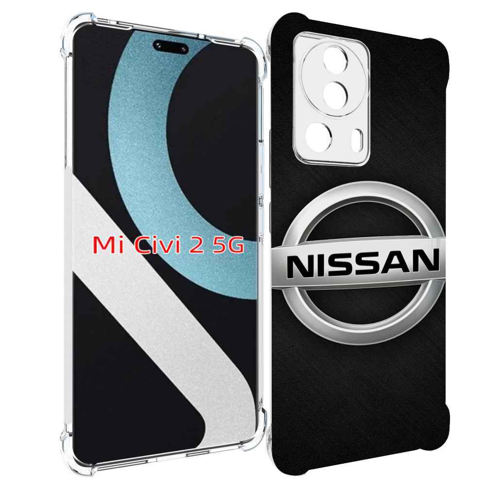 

Чехол MyPads nissan ниссан 2 мужской для Xiaomi Civi 2, Прозрачный, Tocco