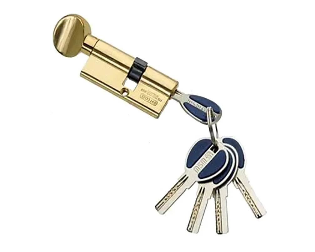 

Цилиндровый механизм MSM Loc CW 100 mm (45x55), Золотистый