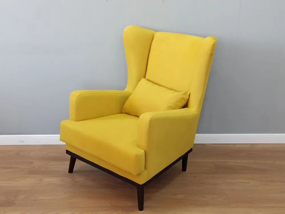 Кресло для отдыха ТОМАС (Оскар) цвет желтый, 90х78х90 см
