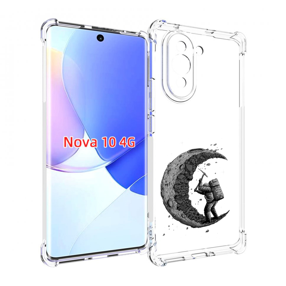 

Чехол MyPads камненная луна для Huawei Nova 10, Прозрачный, Tocco
