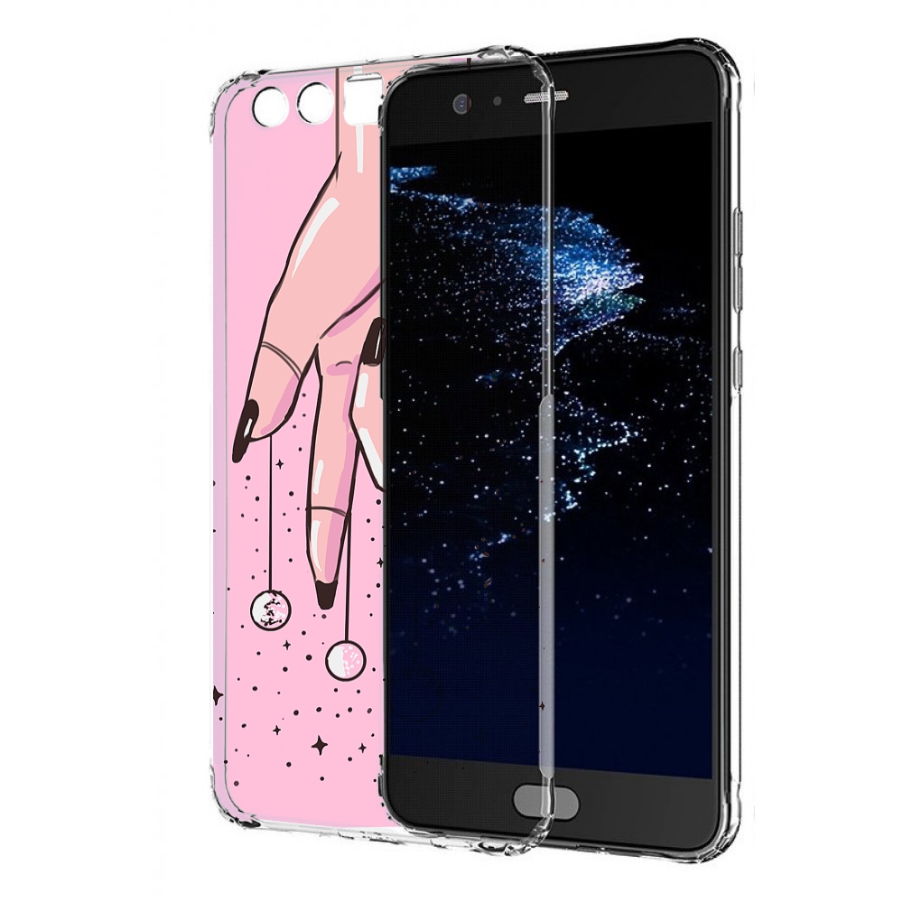 

Чехол бампер MyPads планеты-на-пальцах для Huawei P10 Plus проти, Прозрачный, Tocco