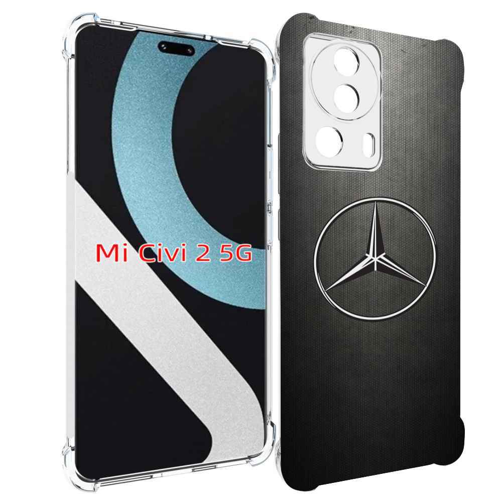 

Чехол MyPads mercedes мерседес 3 мужской для Xiaomi Civi 2, Прозрачный, Tocco