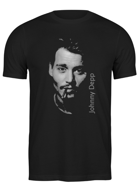 

Футболка мужская Printio Johnny depp черная S, Черный, Johnny depp