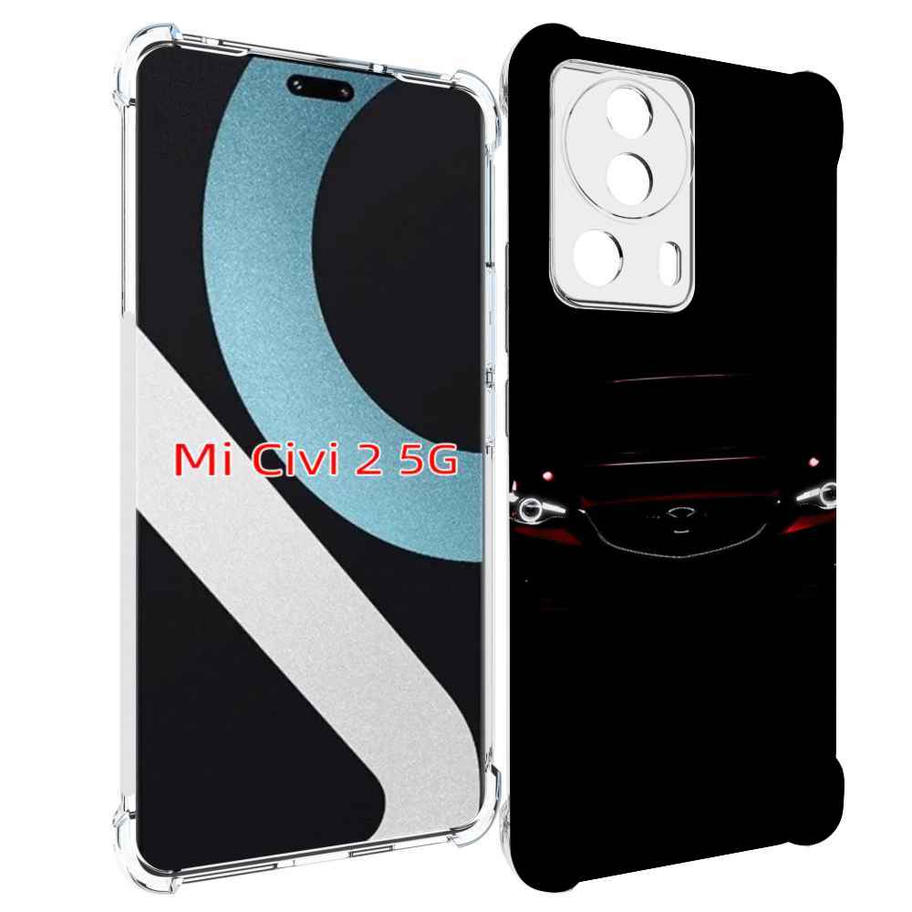 

Чехол MyPads mazda мазда 2 мужской для Xiaomi Civi 2, Прозрачный, Tocco