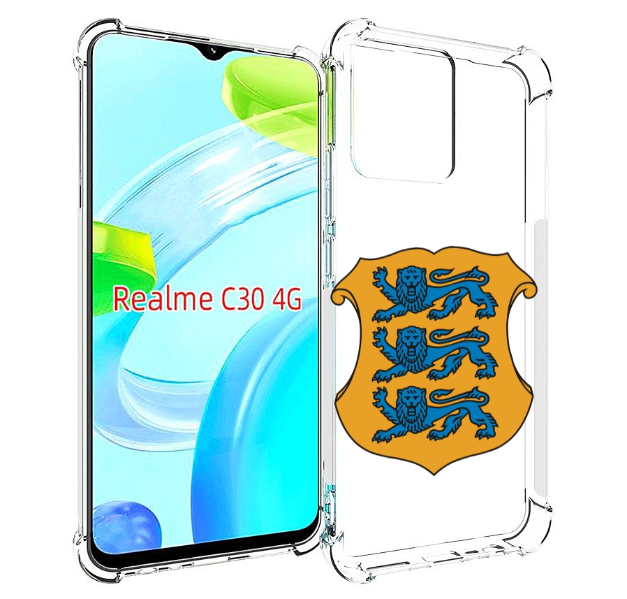 

Чехол MyPads герб-эстонии для Realme C30 4G / Narzo 50i Prime, Прозрачный, Tocco