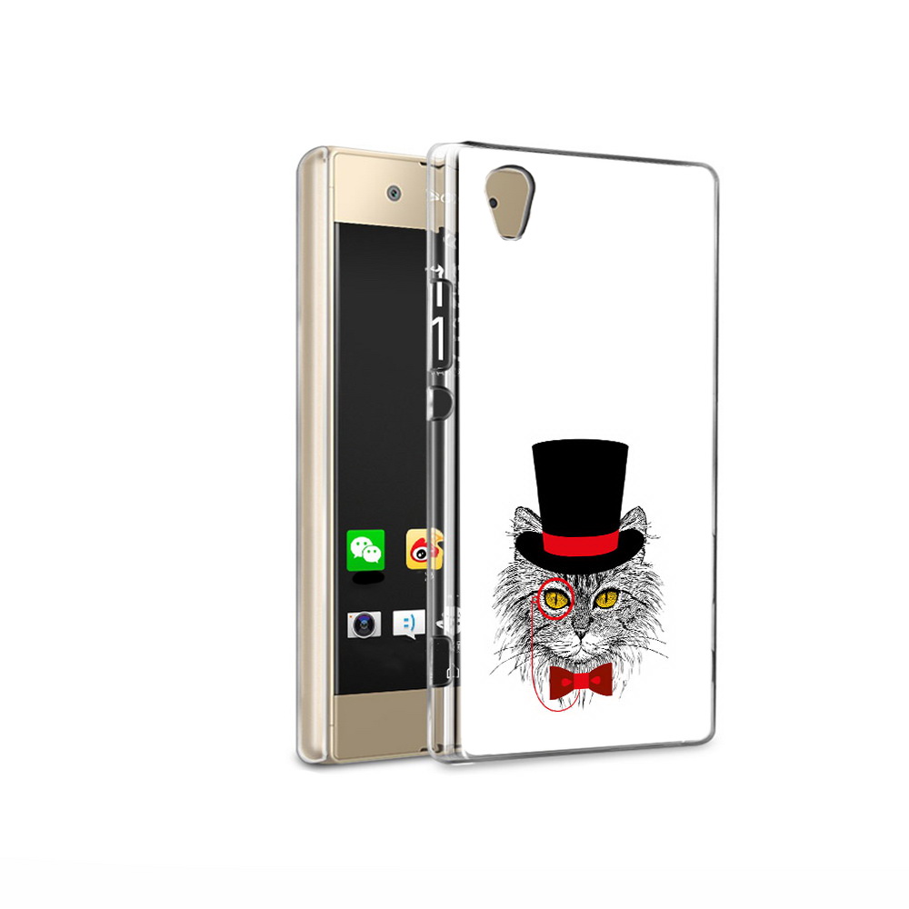 Чехол MyPads Tocco для Sony Xperia XA1 Ultra кот в шляпе (PT67027.252.397)