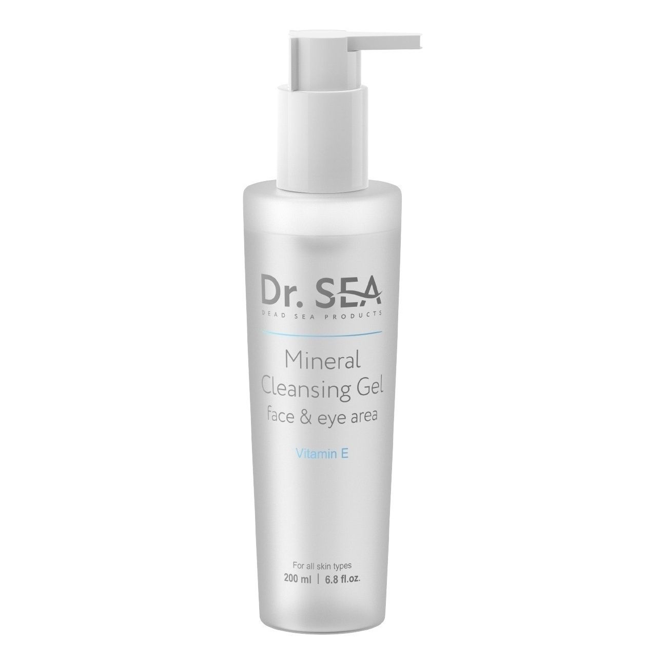 Гель для лица и глаз Dr.Sea Vitamin E Face & Eye Area Mineral Cleansing Gel 200 мл