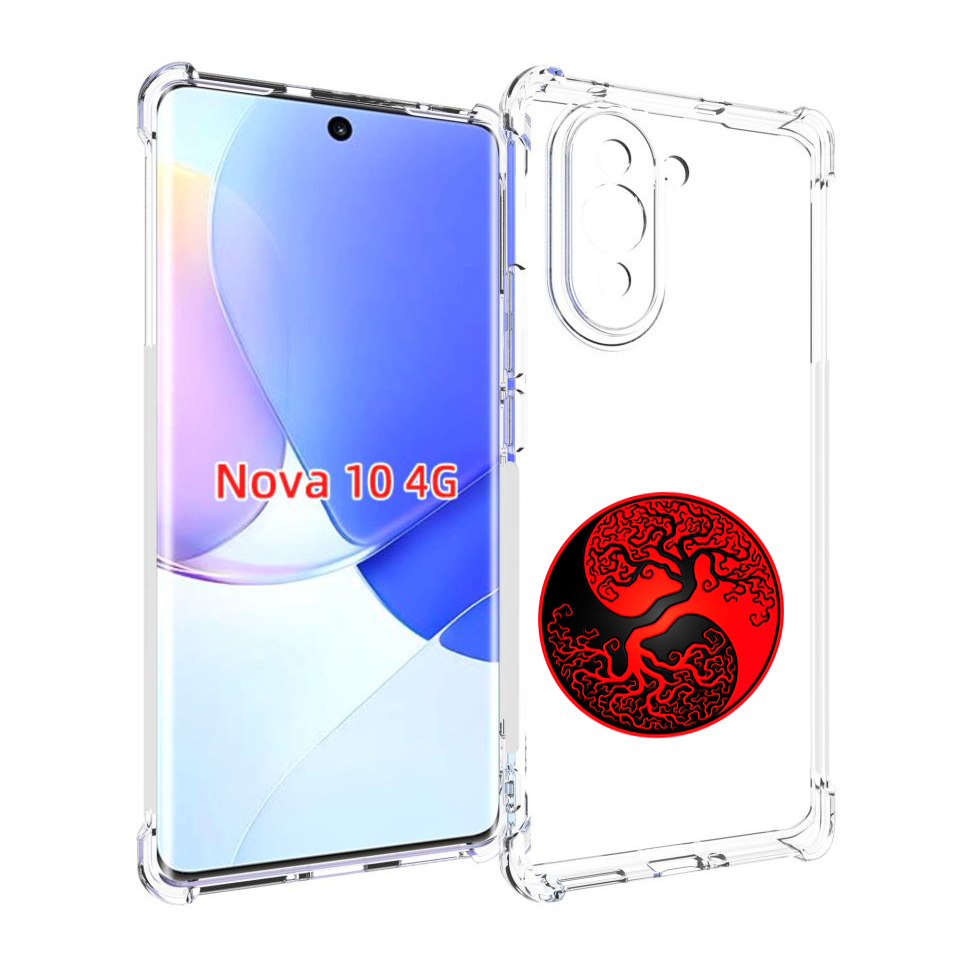 

Чехол MyPads инь янь дерево для Huawei Nova 10, Прозрачный, Tocco