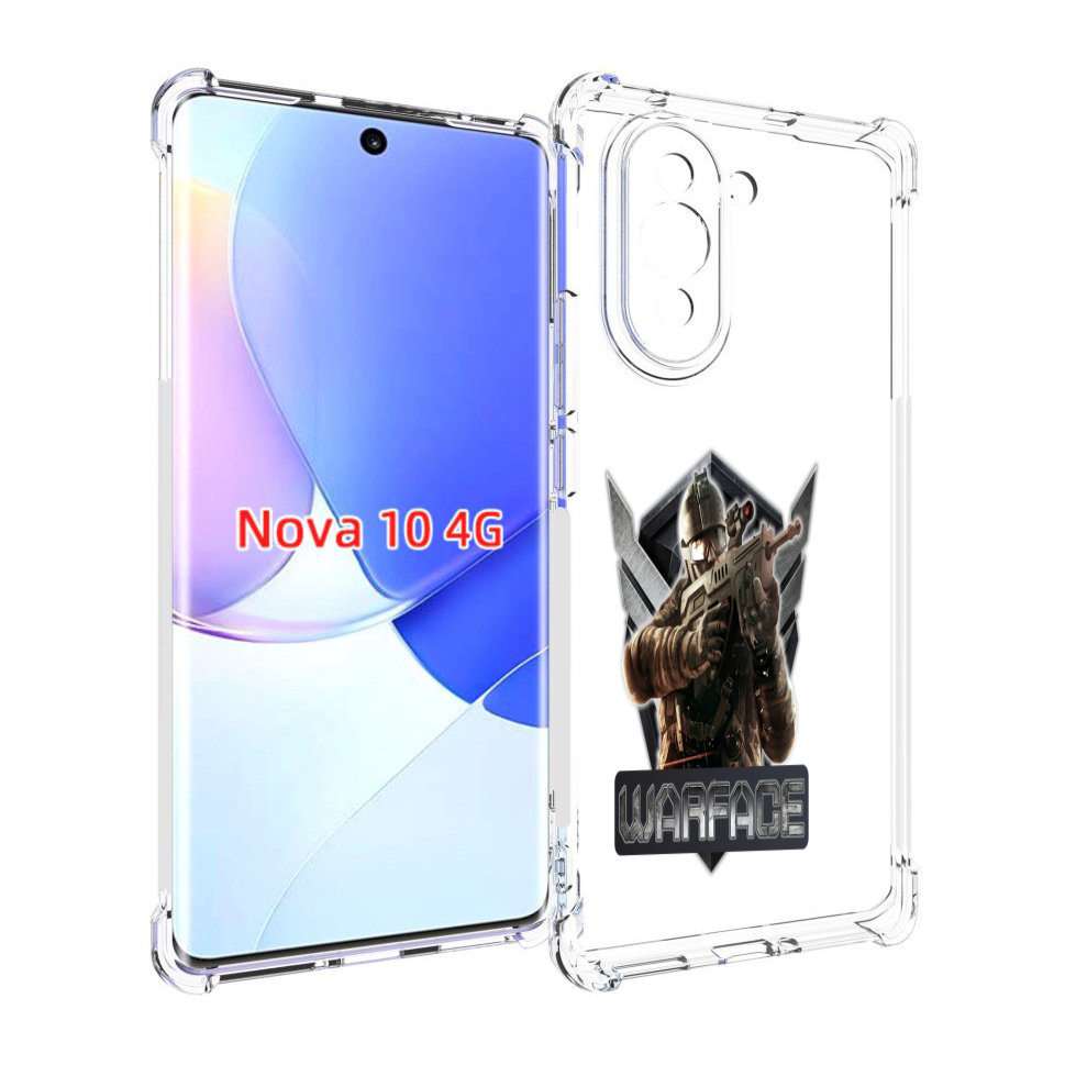 

Чехол MyPads игра про войну для Huawei Nova 10, Прозрачный, Tocco