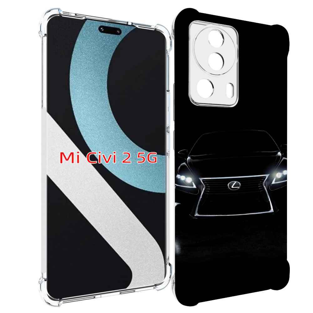 

Чехол MyPads lexus лексус 1 мужской для Xiaomi Civi 2, Прозрачный, Tocco