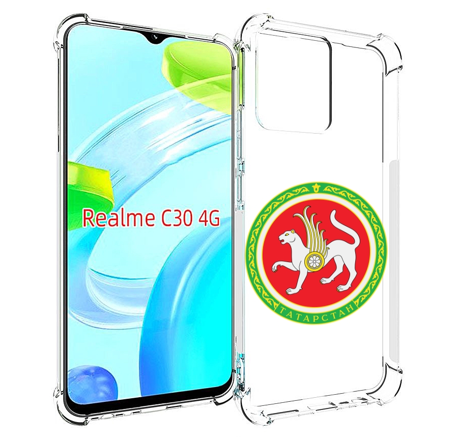 

Чехол MyPads герб-татарстан-казань для Realme C30 4G / Narzo 50i Prime, Прозрачный, Tocco