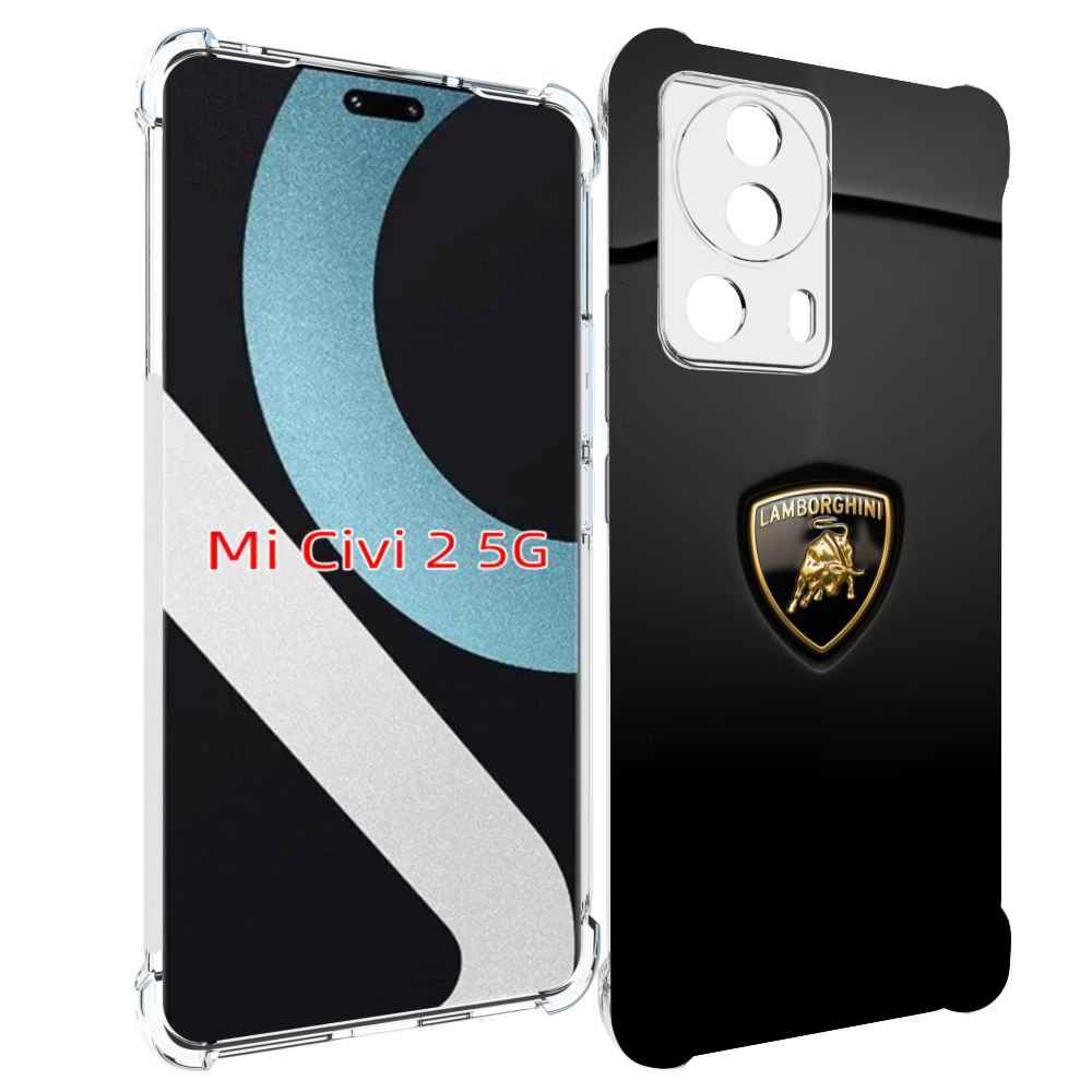 

Чехол MyPads lamborghini ламба 3 для Xiaomi Civi 2, Прозрачный, Tocco