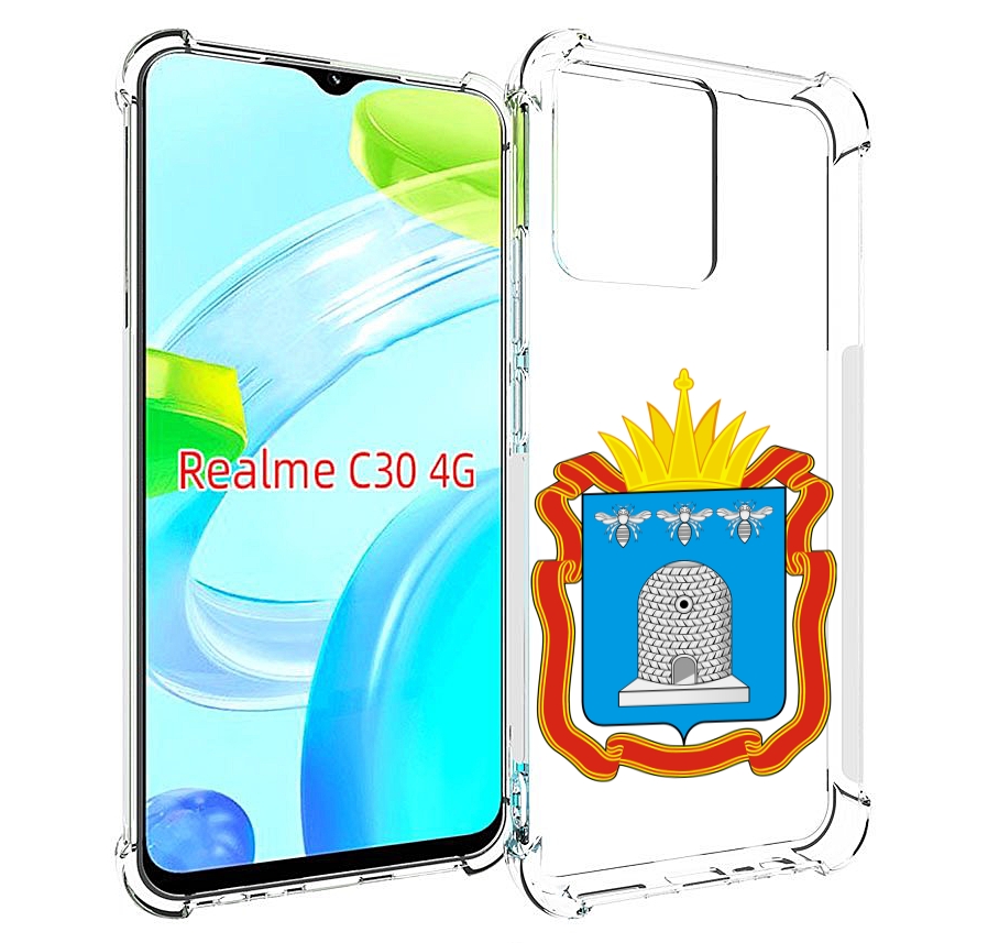 

Чехол MyPads герб-тамбовская-область для Realme C30 4G / Narzo 50i Prime, Прозрачный, Tocco