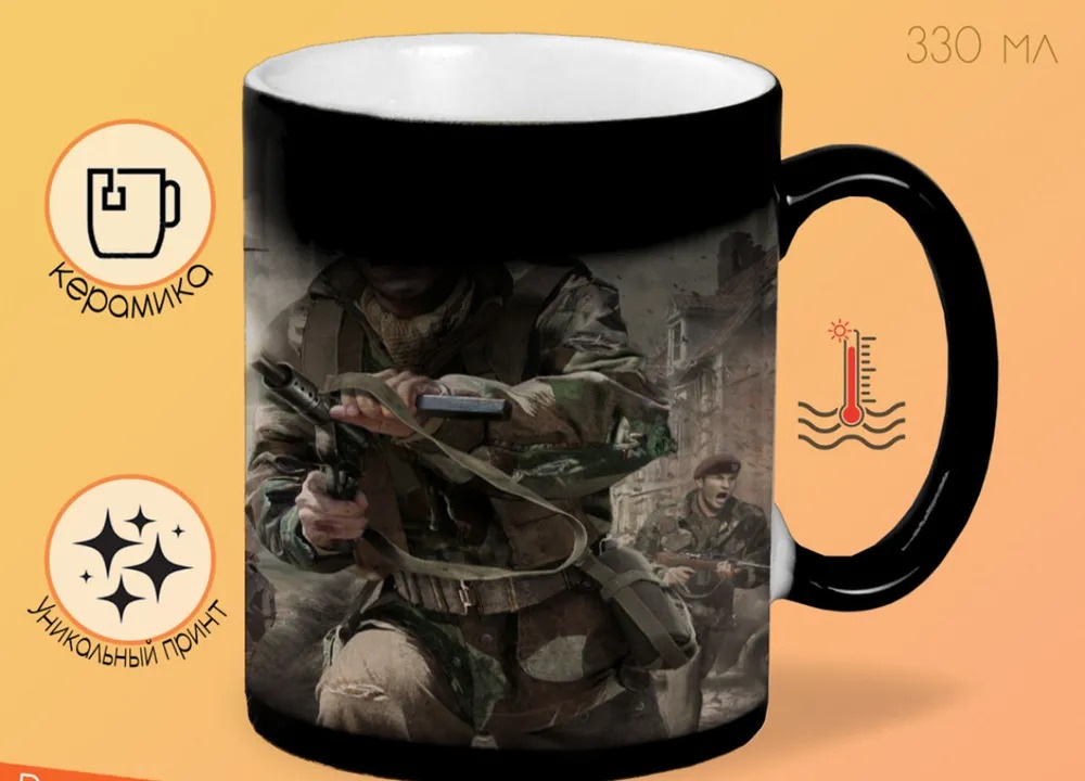 

Кружка CoolPodarok call of duty 3 Краповый берет Солдаты