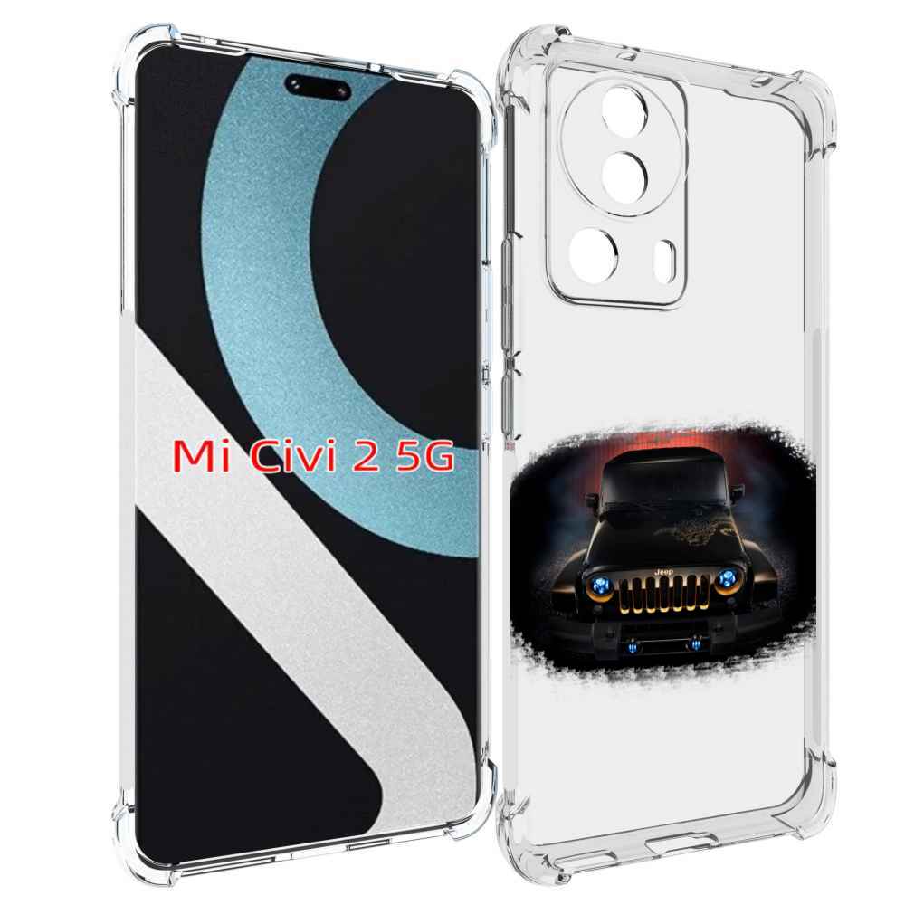 

Чехол MyPads jeep джип 2 для Xiaomi Civi 2, Прозрачный, Tocco