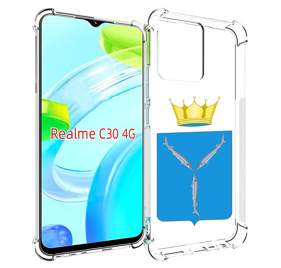 

Чехол MyPads герб-саратовская-область для Realme C30 4G / Narzo 50i Prime, Прозрачный, Tocco