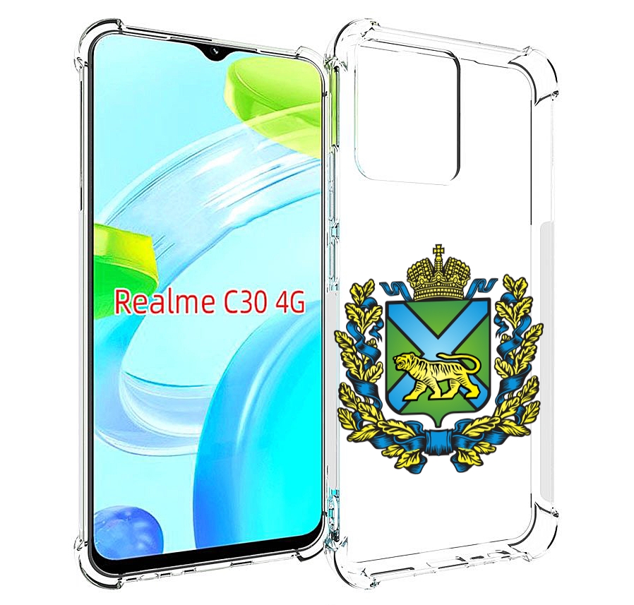

Чехол MyPads герб-приморскии-краи для Realme C30 4G / Narzo 50i Prime, Прозрачный, Tocco
