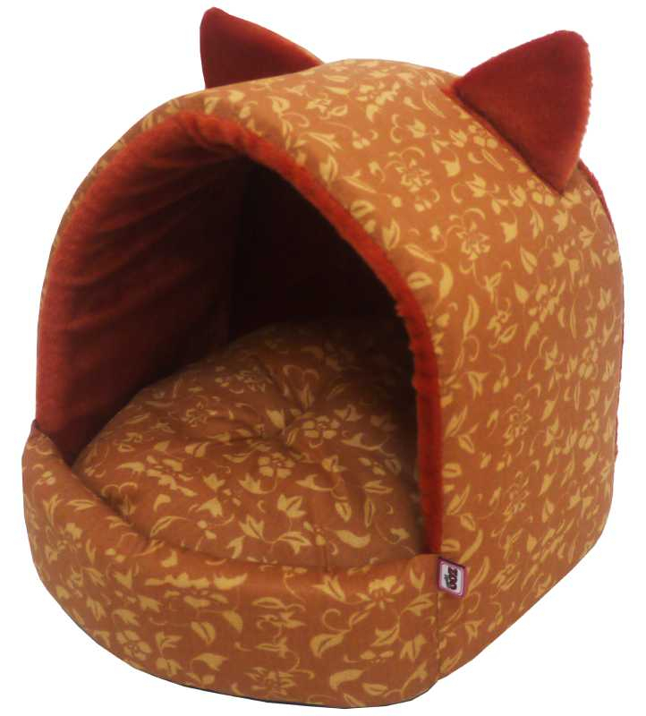 Дом  для кошек и собак ZooExpress Эстрада. с ушками. 48x43x43 см с доставкой на Markets-Plus.Ru. Порадуйте себя и своих близких!