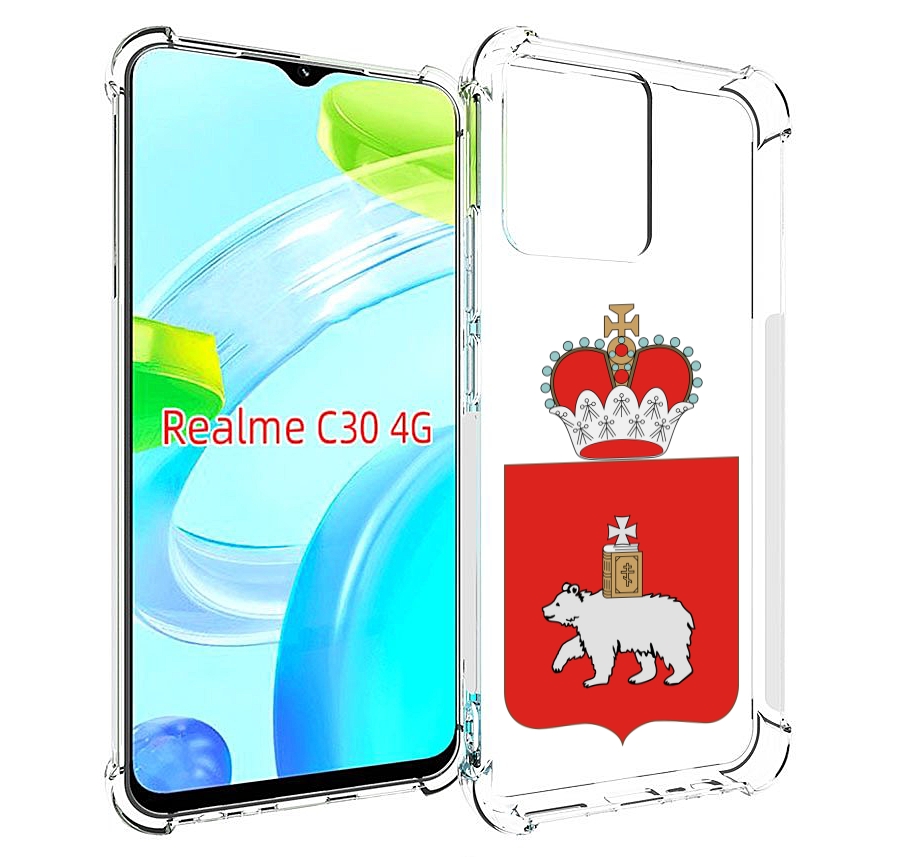 

Чехол MyPads герб-пермскии-краи для Realme C30 4G / Narzo 50i Prime, Прозрачный, Tocco