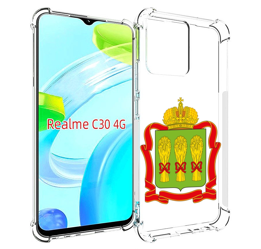 

Чехол MyPads герб-пензенская-область для Realme C30 4G / Narzo 50i Prime, Прозрачный, Tocco