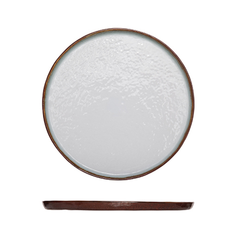 фото Тарелка roomers tableware plato exterior matt brown, white, 9580550m