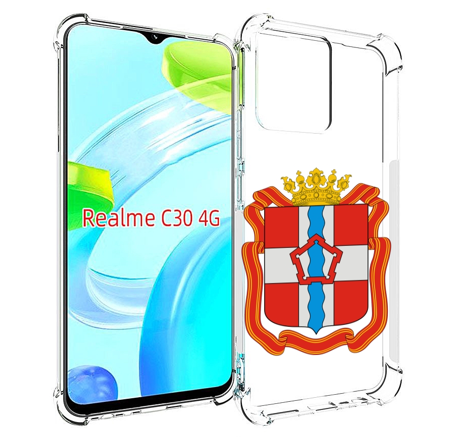 

Чехол MyPads герб-омскои-области для Realme C30 4G / Narzo 50i Prime, Прозрачный, Tocco