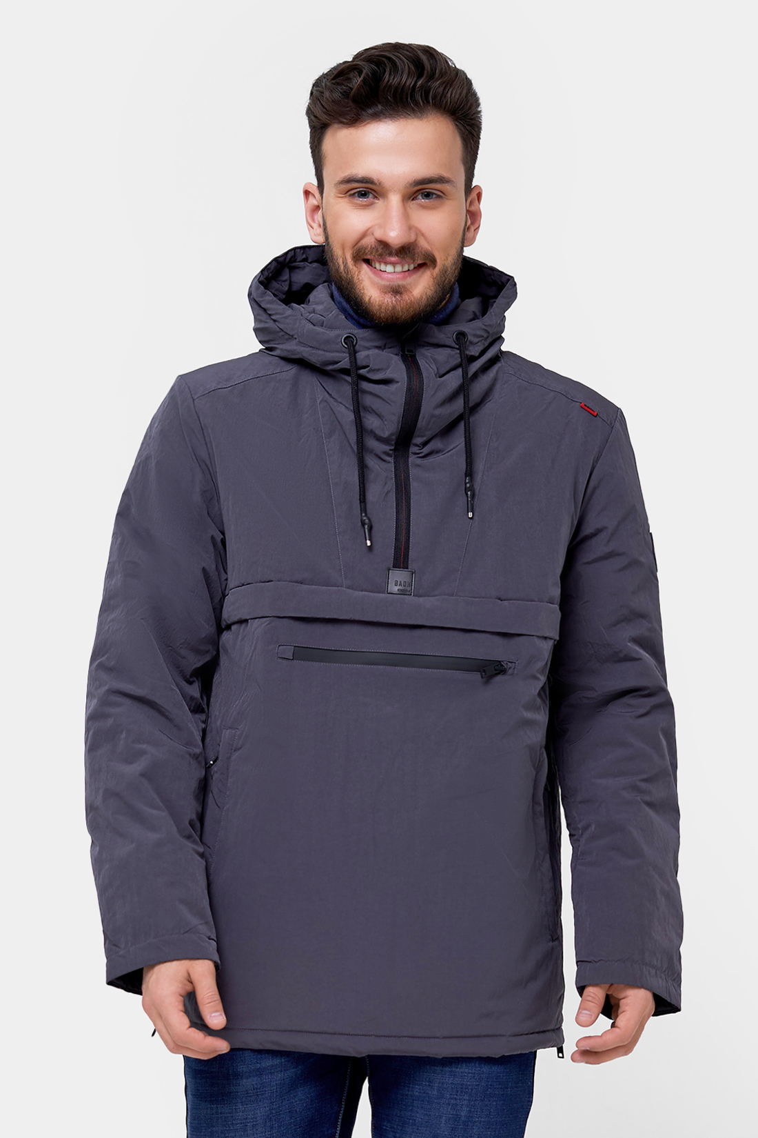 

Куртка мужская Baon B530528 серая 3XL, B530528