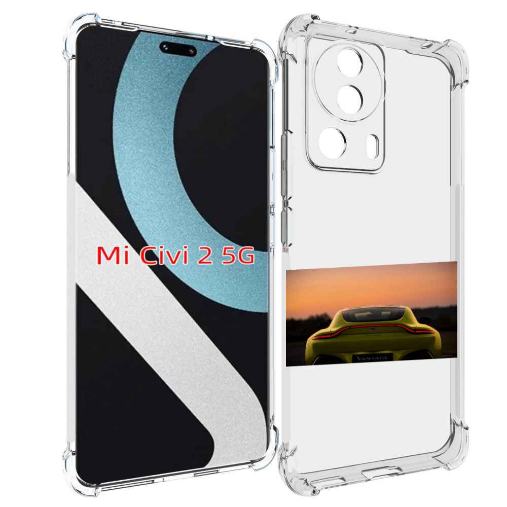 

Чехол MyPads aston martin астон мартин для Xiaomi Civi 2, Прозрачный, Tocco